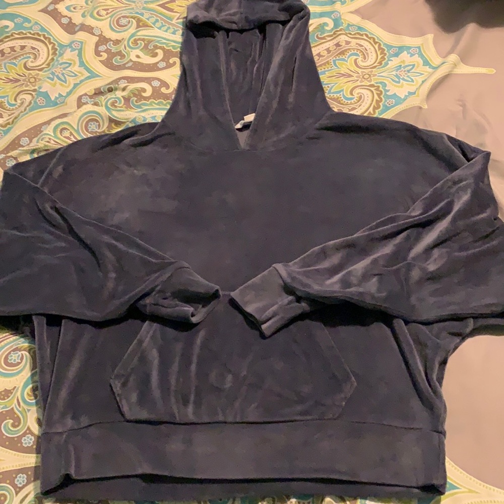 American Eagle size XS grayish blue hoodie